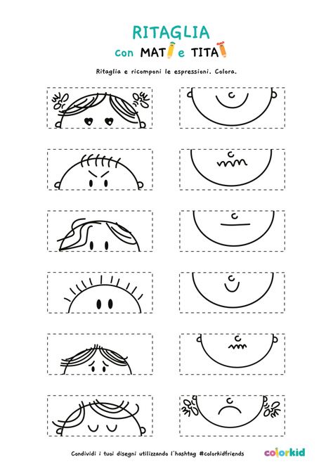 Make A Face Activity For Kids, My Emotions Preschool Activities, Emotions Worksheet Preschool, Emotions Crafts For Preschoolers, Emotion Crafts, Emotions Activities Preschool, Emotion Activities For Preschool, Emotions Worksheets For Kids, Emotions Worksheet