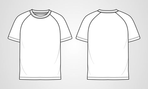 Short sleeve Raglan T shirt technical fashion flat sketch vector Illustration template Fashion Flat Sketch, Flat Drawings, Illustration Template, 2013 Swag Era, Jersey Tshirt, Flat Sketches, Drawing Templates, Raglan Shirts, Fashion Sketches