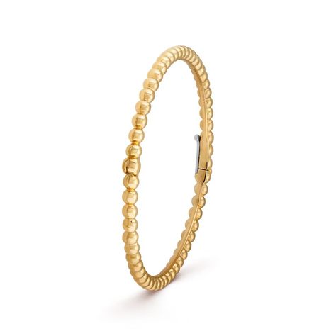 Perlée pearls of gold bracelet, medium model 18K yellow gold - Van Cleef & Arpels Gold Vans, Van Cleef & Arpels, Single Line, Van Cleef Arpels, Van Cleef, Jewelry Creation, 18k Rose Gold, Rhodium Plated, Jewelry Inspiration