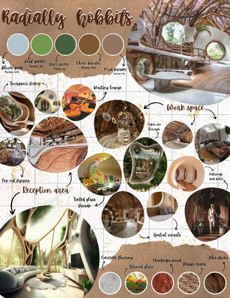 Mood board for interior representation Rustic Concept Board, Mood Board Architecture Concept, Contemporary Mood Board, Resort Concept, Sketchbook Portfolio, Arch Portfolio, Architecture Posters, Christian Schloe, Interior Design Portfolio Layout