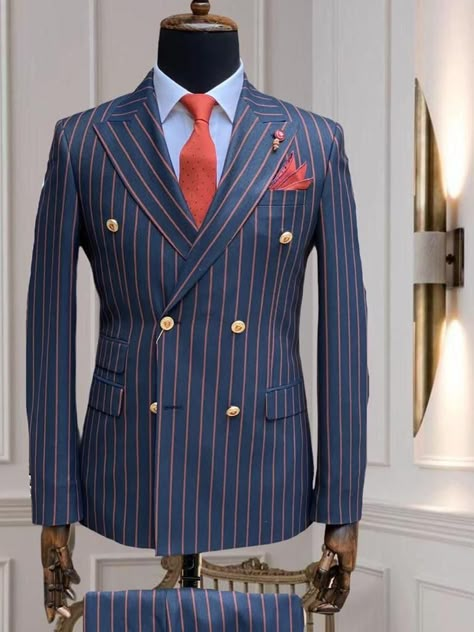 Men's Double Breasted Suit, Kingsmen Suit, Stripe Suits For Men, Double Brest Suit Men, Striped Suits Men, Double Breasted Blazer Men, Suits Navy Blue, Double Breasted Pinstripe Suit, Double Breasted Suit Men