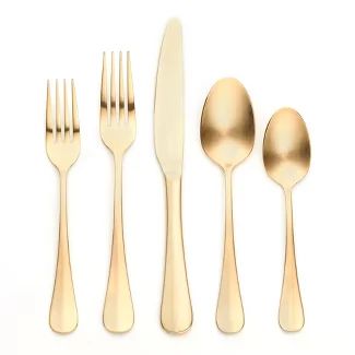 Silverware & Flatware : Target Gold Utensils, Gold Silverware, Dining Room Updates, Stainless Steel Silverware, Gold Cutlery, Stainless Steel Utensils, Dining Ware, Gold Flatware, Dinner Guest