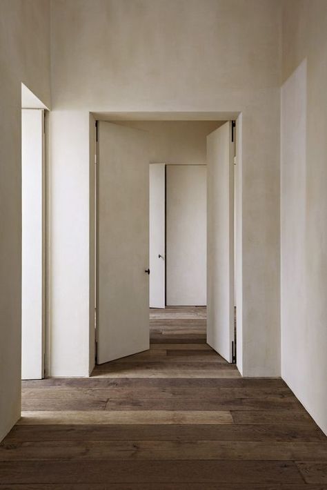 kinfolk_vol21_onprivacy_01: Vincent Van Duysen, Wooden Floors, Empty Room, Wood Flooring, White Walls, Wabi Sabi, Interior Architecture, Hallway, New House