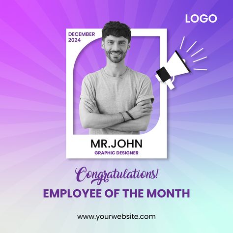 Download this Premium Vector File about Employee of the month vector template, and discover more than 74 Million Professional Graphic Resources on Freepik. #freepick #employeeofthemonth #employeepost Employee Of The Month Template, Congratulations Poster Ideas, Welcome To The Team Design, Employee Of The Month Design, Employee Of The Month Ideas, Employee Of The Month Poster, Bamboo Photography, Winner Post, Employee Of The Month Certificate