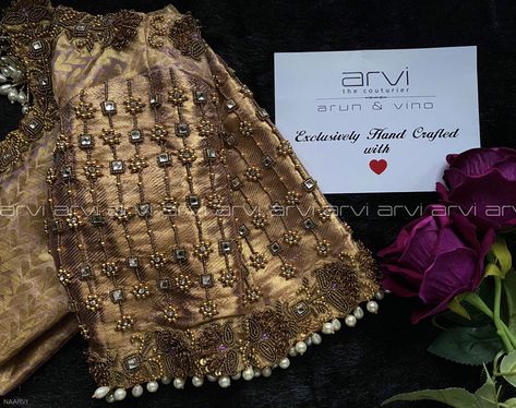 Golden Blouse Work Designs, Golden Bridal Blouse Designs, Golden Blouse Aari Work, Golden Blouse Design, Golden Blouse Designs, Gold Blouse Designs, Golden Blouse, Latest Bridal Blouse Designs, Wedding Saree Blouse Designs