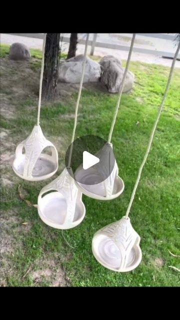 Mukesh Kumar on Instagram: "Ceramic art by @bluecanyon_ceramics_co #birdfeeder #hangingart #gardendecor #birdlovers" Santa House, Stairs Room, Ceramic Birdhouse, Ceramics Inspiration, Hand Building, Ceramics Ideas, Ceramic Birds, House Stairs, Bird Lovers