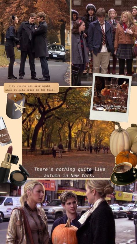 #gossipgirl #gossipgirlaesthetic #autumn #fall #blairwaldorf #serenavanderwoodsen #chuckbass #natearchibald #thanksgiving Gossip Girl Thanksgiving, Imogen Heap, Thanksgiving Aesthetic, Gossip Girl Aesthetic, Nate Archibald, Girls Thanksgiving, Autumn In New York, Serena Van Der Woodsen, Dark Autumn