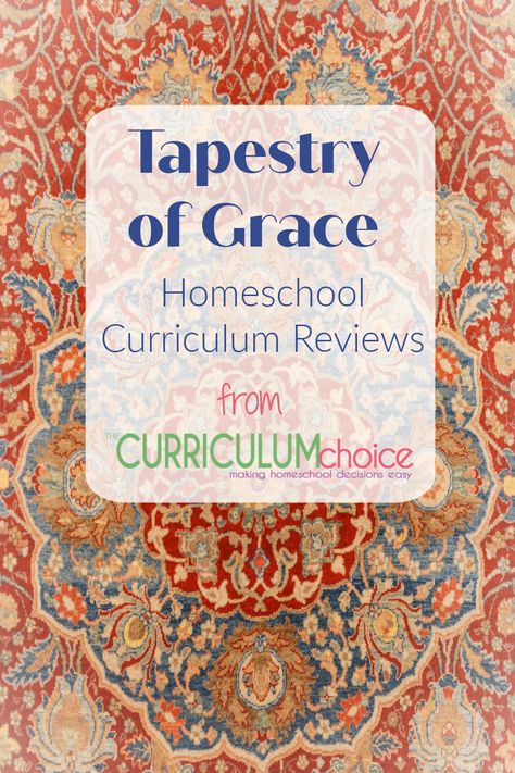 Tapestry of Grace Homeschool Curriculum Reviews - The Curriculum Choice Tapestry Of Grace, Teaching Skills, Writing Assignments, Living Books, History For Kids, Homeschool High School, Homeschool Life, Teacher Notes, Study Style