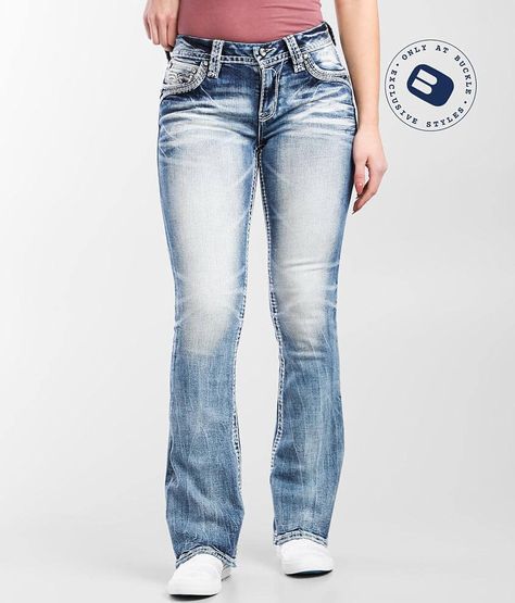 Rock Revival Faience Easy Boot Stretch Jean - Women's Jeans in Faience E201 | Buckle Womens Jeans With No Back Pockets, Buckle Jeans Outfits, Rock Revival Jeans Women, Boutique Ideas, Western Boutique, Looks Country, Buckle Jeans, Womens Jeans Bootcut, Rock Revival Jeans