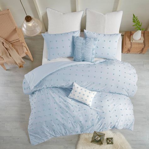 Urban Habitat, Grey Comforter Sets, Cotton Comforter Set, Blue Comforter Sets, Blue Bedding Sets, Queen Comforter Sets, Bedding Stores, Queen Comforter, Simple Bedroom