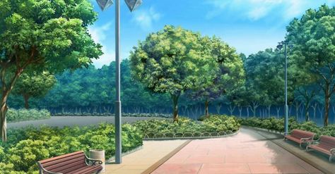 anime kawaii wallpaper Gacha Backgrounds Outside, Hd Sky, Episode Interactive Backgrounds, Anime Places, Episode Backgrounds, Scenery Background, City Background, Landscape Scenery, Animation Background