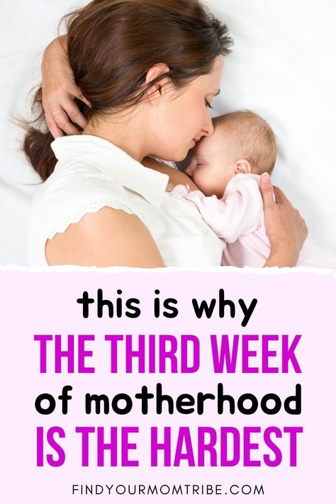 The third week of motherhood is the hardest by far. When preparing for a newborn baby, here's what no one tells you about the third week with a new baby. #third #week #of #motherhood #postpartum #babythirdweek #struggles #newmom #3weekoldbaby #tips #momadvice #momhelp #tipsfornewmoms #advicefornewmoms #findyourmomtribe Moms On Call 2-4 Week, 3 Week Postpartum Workout, Postpartum Week By Week, 3 Weeks Post Partum Workout, 1 Week Postpartum, 5 5 5 Postpartum, 2 Weeks Postpartum, 4 Weeks Postpartum, 3 Weeks Postpartum