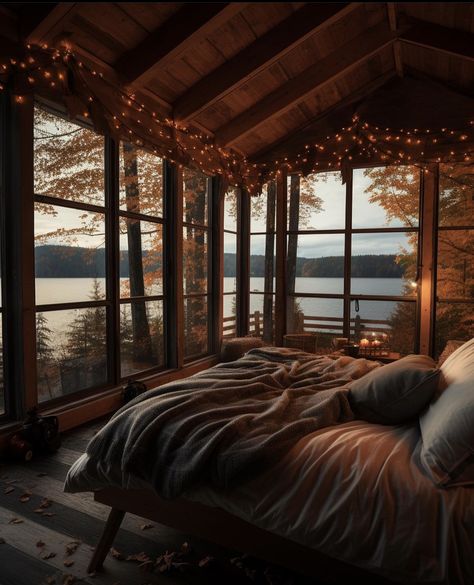 Rustic Industrial Aesthetic, Cozy Room Decor Ideas, Viral Aesthetic, Cabin Rustic, Cozy Bedrooms, Log Cabin Rustic, Bedroom Games, Cosy Room, Luxury Tents