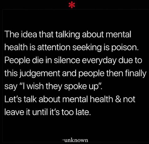 Let's normalize speaking about mental health... No one should have to suffer in silence. #mentalhealth #mentalhealthawareness #therapy #counseling #selfcare #mentalhealthmatters #survivor #mkecounseling #selflove Matter Quotes, Mental Health Stigma, Lonliness Quotes, Therapy Quotes, Mental Health Facts, Awareness Quotes, Therapy Counseling, Mental And Emotional Health, Mental Health Matters