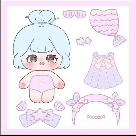 Cr : @Ee Paper Doll Ideas, Baby Paper Doll, Free Printable Paper Dolls, Paper Doll Printable Templates, Doll Drawing, Paper Dolls Clothing, Anime Paper, Paper Dolls Diy, Paper Toys Template