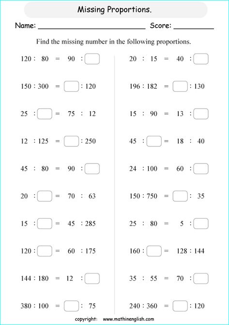 6th Grade Math Ratios Worksheets Ratio And Proportion, Ratio Tables, Grade 6 Math Worksheets, Proportions Worksheet, Equivalent Ratios, Solving Proportions, 6th Grade Worksheets, Shape Tracing Worksheets, Grade 6 Math