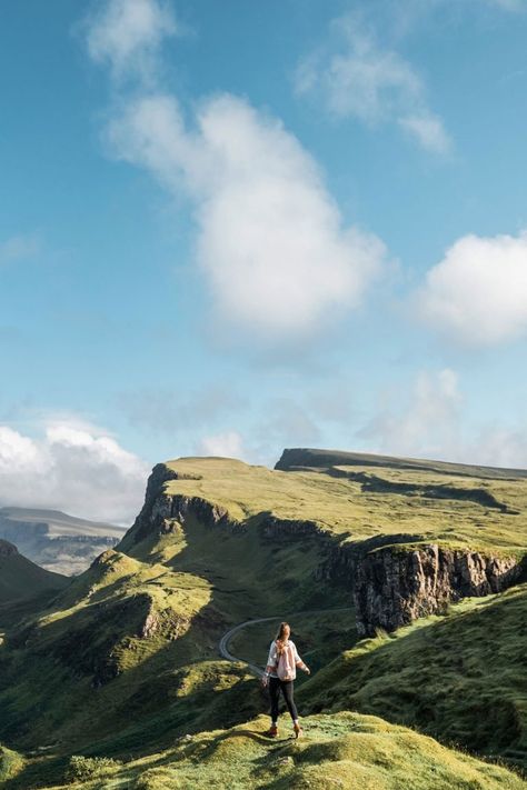 The 9 Most Amazing Isle of Skye Experiences - To Vogue or Bust Scotland Moodboard, Quiraing Scotland, Scotland Honeymoon, Scotland Summer, British Nostalgia, Backpacking Ireland, Glencoe Scotland, Fairy Glen, Scotland Vacation