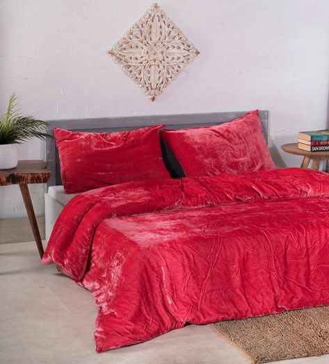 3 Pc Set Pink Velvet Duvet Cover Ultra Luxe Crushed Velvet - Etsy Australia Velvet Duvet Cover, Velvet Bedding, Fluffy Duvet, Boho Duvet, Velvet Comforter, Velvet Bedding Sets, Velvet Duvet, Ultra Luxury, Bedding Comforter