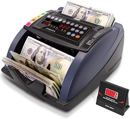 Money Counter with Value Count, Aneken UV/MG/IR Counterfeit Detection Bill Counter Machine with Count/Add and Batch Modes, Cash Counter with LCD Display School Supply Storage, Cash Counter, Money Counter, Cash Management, Printer Ink Cartridges, Network Switch, Money Handling, Childrens Backpacks, Thermal Printer