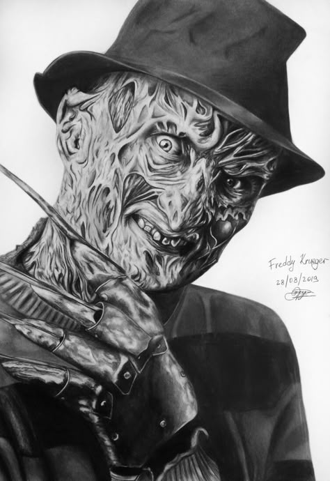 My art. Freddy Krueger. A4 Freddy Krueger Photography, Freddie Kruger Drawing, Freddy Krueger Art Drawing, Freddy Krueger Stencil, Freddy Krueger Tattoo Design, Freddy Krueger Drawing, Freddy Krueger Tattoo, Freddie Kruger, Freddy Horror