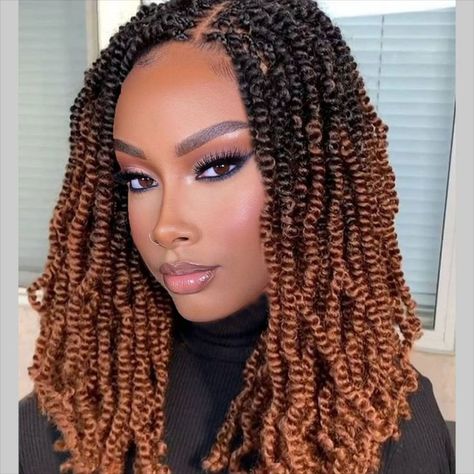 30% off, save $6 . spring twist hair, try now Pack Hairstyle, Hair Spring, Spring Twist Hair, Spring Twists, Faux Locs Hairstyles, African Hair Braiding Styles, Box Braids Hairstyles For Black Women, Twist Styles, Twist Hair