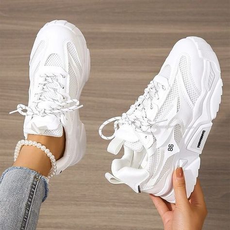 Quality is such namely MeSH Chunky Shoes, Dad Shoes, Pink Lady, Latest Street Fashion, Breathable Shoes, Driving Shoes, Casual Sport Shoes, Pink Shoes, Chunky Sneakers