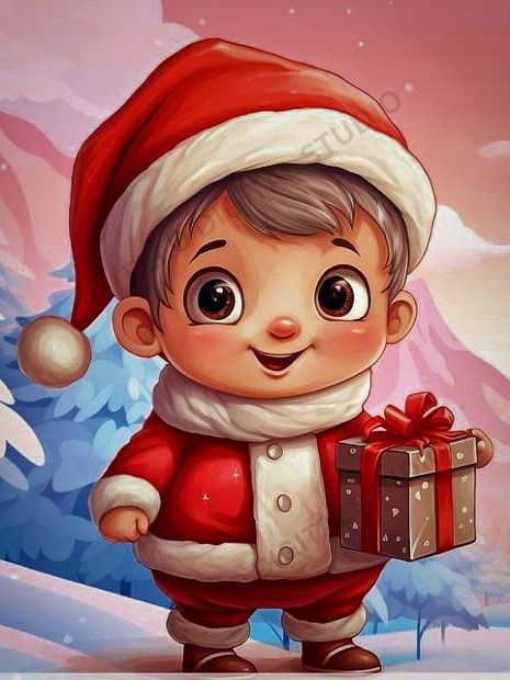 Baby Santa Drawing, Baby Santa Claus Drawing, Santa Claus Cute Drawing, Santa Claus Drawing Art, Durga Puja Drawing For Kids, Christmas Santa Claus Drawing, Nobita Drawing, Santa Claus Sketch, Drawing Of Santa Claus