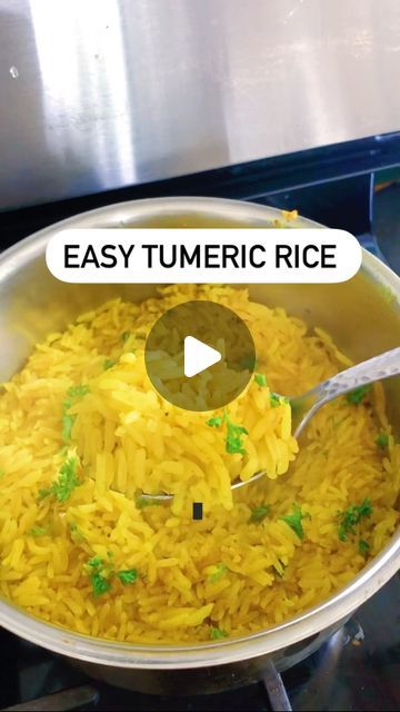 Chef Danielle Christy - Feel good Food and Recipes on Instagram: "Easy Tumeric Rice 🍚 Follow @danielle_christy_kitchen for more recipes and tips!So easy and delicious packed with tons of flavor and nutrients! Tag your rice loving friends! 2 tbsp ghee 2 garlic cloves , sliced 1 cup Jasmine rice 1 tsp turmeric @burrlapandbarrel 1 tsp salt @redmondrealsalt ( DaniellePC) 1 tsp pepper 2 cups bone broth @thrivemarket Juice 1/2 lemon Fresh herbs Melt ghee in a saucepan and cook garlic for 1 m Turmeric Rice In Rice Cooker, Rice Turmeric, Lemon Turmeric Rice, Tumeric Rice, Basmati Yellow Rice Recipe, Turmeric Basmati Rice, Eat Pray Love, Feel Good Food, Jasmine Rice