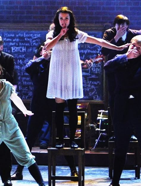 Spring Awakening at the 2007 Tony Awards Lea Michele Spring Awakening, Spring Awakening Broadway, Spring Awakening Musical, Spring Outfits 2020, Lea Michelle, No Business Like Show Business, Movie Musicals, Broadway Costumes, Musical Costumes