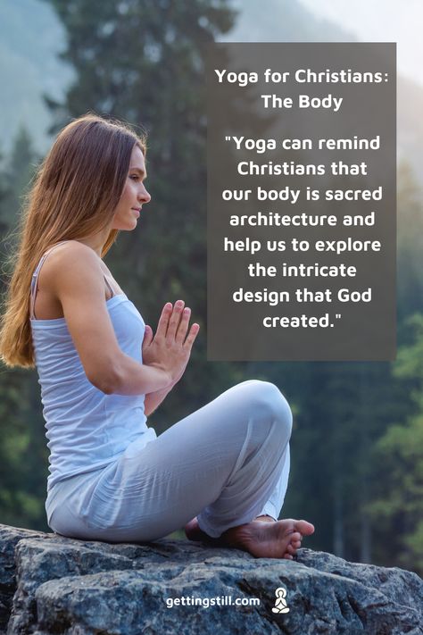 Christian Yoga Quotes, Yogi Quotes, Christian Yoga, Peaceful Mind, Yoga Lessons, Benefits Of Yoga, Fearfully And Wonderfully Made, Yoga Mantras, God Christian