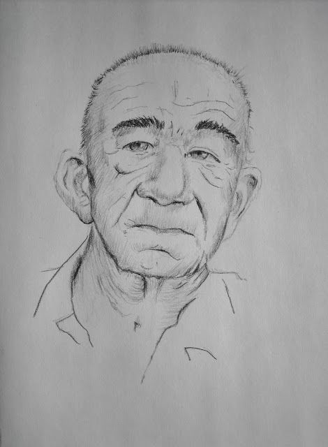 Old Face Sketch, Old Man Face Sketch, Portrait Drawing Man, Old Man Portrait Drawing, Old Man Face Drawing, Old Person Drawing, Old People Drawing, Old Man Sketch, Old Man Drawing