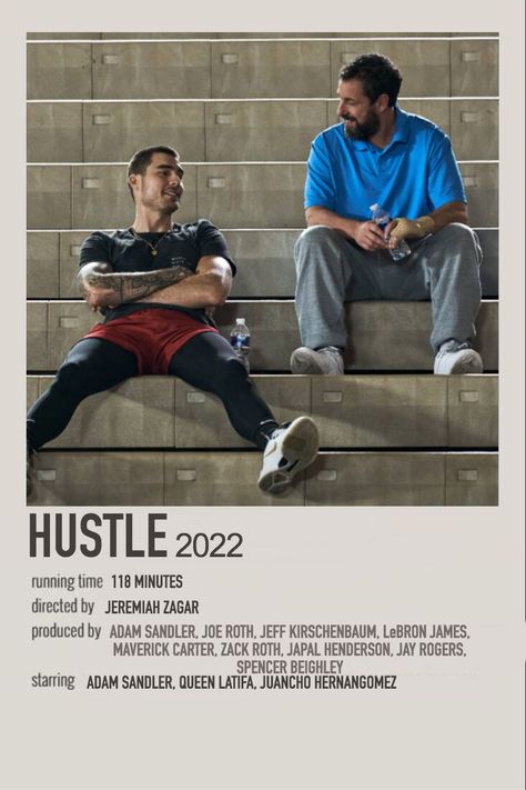 Hustle Adam Sandler Movie, Adam Sandler Quotes, Queen Latifa, Absolute Cinema, Adam Sandler Movies, New Movies To Watch, Sports Movie, Polaroid Poster, Adam Sandler