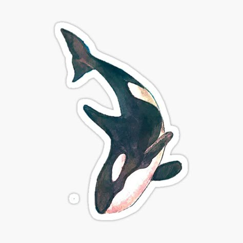 Whale Sticker Printable, Hojas Aesthetic, Sea Animal Stickers, Marine Stickers, Luggage Decor, Sea Stickers, Orca Design, Beach Cleanup, Stickers Animals