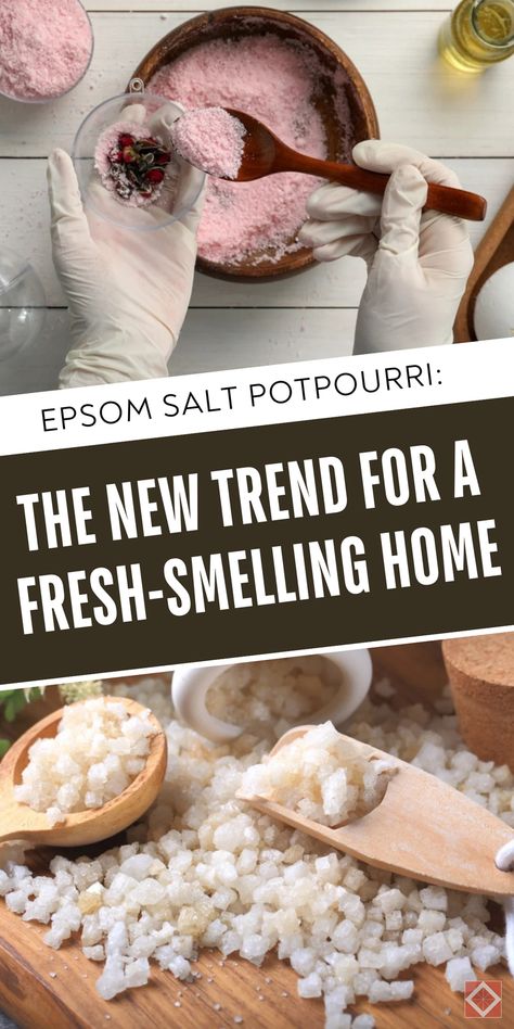 Ditch those chemical sprays and switch to Epsom salt potpourri for a fresher, healthier home. This natural solution is easy to make and leaves your home smelling wonderful. Save this pin for later and see why Epsom salt potpourri is the best choice. Click to find out more! Oven Scents House Smells, How To Make Epsom Salt, Diy Deodorizer For Home, Diy Poopourri Spray Essential Oils, Natural Aroma House Smells, Epsom Salt Potpourri, Non Toxic Room Scent, Make Closet Smell Good, Downy Scent Beads Uses