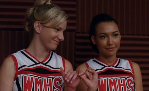 Brittany And Santana, Naya Rivera Glee, Fun Online Quizzes, Coming Out Stories, Santana Lopez, Girl Truths, Heather Morris, Dating Simulator, I Love Cinema