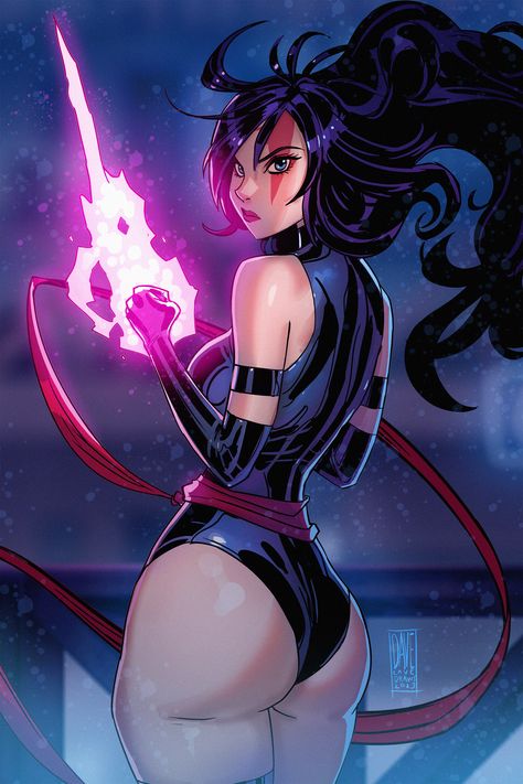 "December 2023 Fanart" by Dave CaveDraws Psylocke Art, Iron Man Fan Art, Betsy Braddock, X-men, Marvel Heroines, Marvel Characters Art, Marvel Comic Universe, Comic Art Girls, Marvel Girls