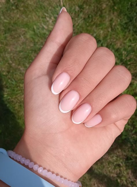 Micro French Manicure, Nail Aesthetic, Gel Tips, French Manicure, French Nails, Makeup Inspo, Long Nails, Nail Tips, Cute Nails