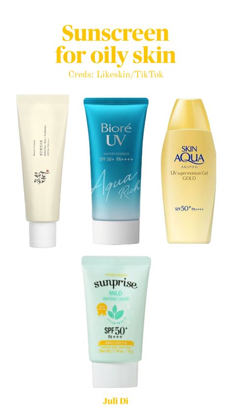 Sunscreen for oily skin #oilyskin#spf#skincare Oily Skin Sunscreen, For Oily Skin Skincare, Oily Skin Skincare, Sunscreen For Oily Skin, Spf Skincare, Skincare For Oily Skin, Skin Skincare, Oily Skin, Sunscreen