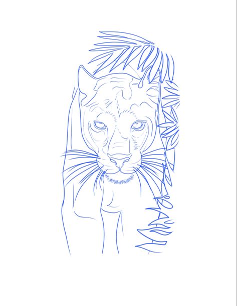 Panter Tattoo Men, Panther Jungle Tattoo, Panther Tattoo Stencil, Panther Drawing Tattoo, Abstract Panther Tattoo, Black Panther Sketch Animal, Black Panther Tattoo, Line Drawing Tattoos, Jaguar Tattoo