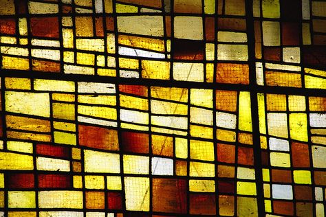 Stained glass from Spanish church...love the orange/brown...entryway idea? Types Of Communication, Contemporary Art Design, Stained Glass Mirror, Designer Glass, In Church, Stained Glass Panel, Sunshine Yellow, Stained Glass Window, Glass Panel