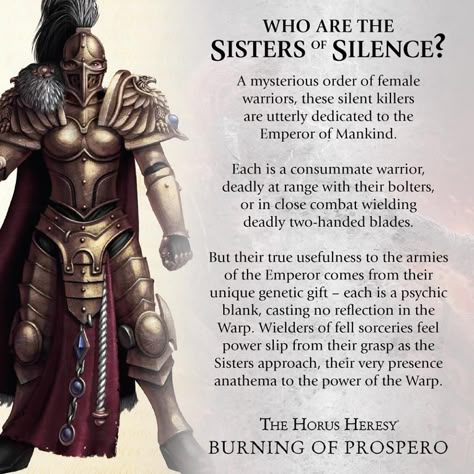 Sisters of Silence Sister Of Silence 40k, 40k Sisters Of Silence, Adeptus Sororitas, Warhammer Lore, Legio Custodes, Sisters Of Silence, 40k Sisters Of Battle, Warhammer 40k Space Wolves, Space Marine Art