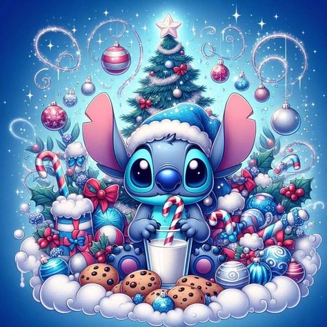 Christmas Stitch Disney Wallpaper, Christmas Stitch Disney, Disney Christmas Wallpaper Iphone, Stitch Christmas Wallpaper, Stitch New Year, Stitch Noel, Immagini Grinch, Stitch Aesthetic, Stitch Pics