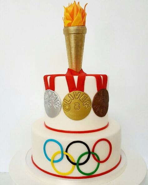 Sweet Fix RVA Olympic Cake, Olympic Theme, Themed Cakes, Birthday Cake, Cake, Birthday