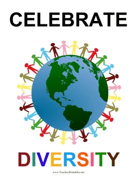 Celebrate diversity with this classroom poster featuring children holding hands across the globe. Free to download and print Classroom Diversity, Teacher Binder Organization, Counseling Posters, Diversity Poster, Children Holding Hands, Poem Template, Sign Up Sheets, Class Poster, Preschool Classroom Decor