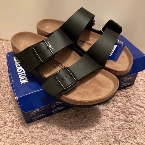 Size 9 Women’s EU 40 Birkenstock Arizona Sandal Birko-Flor Regular Fit Black Arizona Style, Black Birkenstock, Birkenstock Sandals Arizona, Birkenstock Arizona, Birkenstock Shoes, Style Women, Birkenstock, Arizona, Sandals