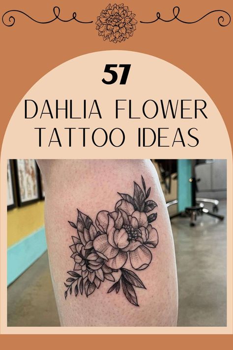 Dahlia Moon Tattoo, Red Dahlia Flower Tattoo, Dahlia Flower Tattoo Sleeve, Dahlia Tattoo Small Simple, Dahlia Wrist Tattoo, Dahlia Flower Tattoo Meaning, Dahlia Bouquet Tattoo, Dahlia Flower Tattoo Designs, Small Dahlia Flower Tattoo