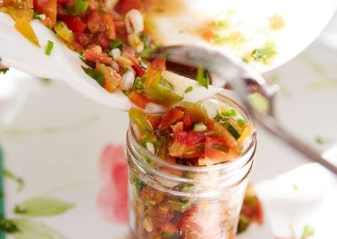 Pico de gallo Canning Recipe Pico De Galo Recipes For Canning, Pico De Galo Recipes Easy Canning, Pico De Gallo Recipe For Canning, How To Can Pico De Galo, Canning Pico De Galo, Pico De Galo Recipes Canning, Canned Pico De Gallo, Canning Pico De Gallo Recipe, Pico De Gallo Canning Recipe