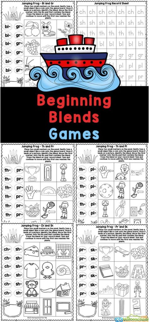 Consonant Blends Activities 2nd Grade, Consonant Blends Games, Consonant Blends Activities, Initial Consonant Blends, Beginning Blends, Literacy Centres, Blends Activities, Structured Literacy, Phonics Blends