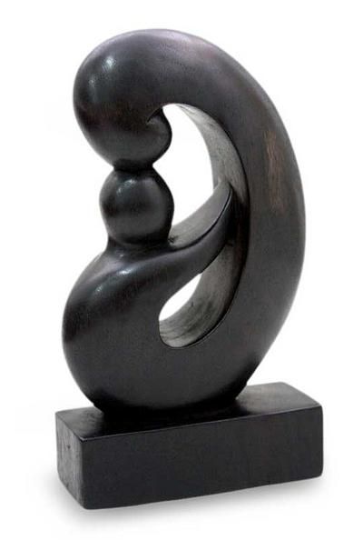 Wood sculpture, 'A Mother's Love'. Shop from #UNICEFMarket and help save the lives of children around the world. Family Sculpture, Carving Sculpture, Wood Family, Figurative Kunst, Welding Art Projects, Steel Sculpture, Buy Wood, Stone Sculpture, Wooden Sculpture