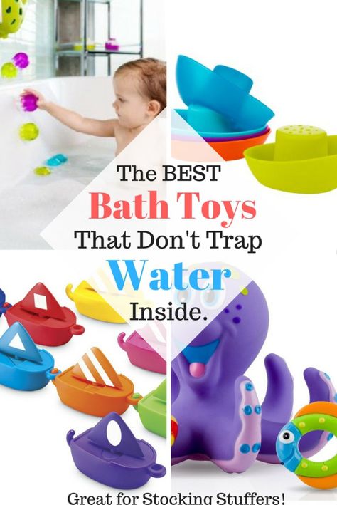 All the best bath toys that don't have holes to trap water and mold Best Bath Toys, Best Toddler Toys, Bath Toys For Toddlers, Toddler Bath, Toys For Toddlers, Baby Bath Toys, Baby Bath Time, Bath Time Fun, Best Bath